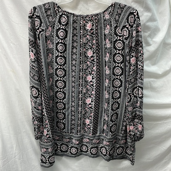 California moon rise long sleeve long top ladies sz lg - Picture 4 of 5